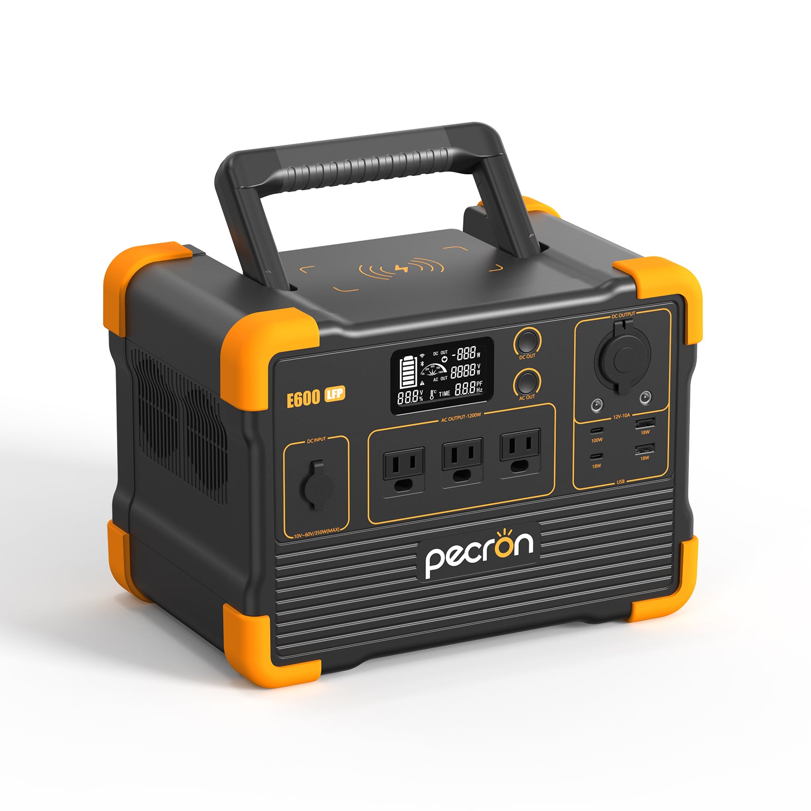 PECRON E600LFP Portable Power Station 1200W 614Wh LiFePo4