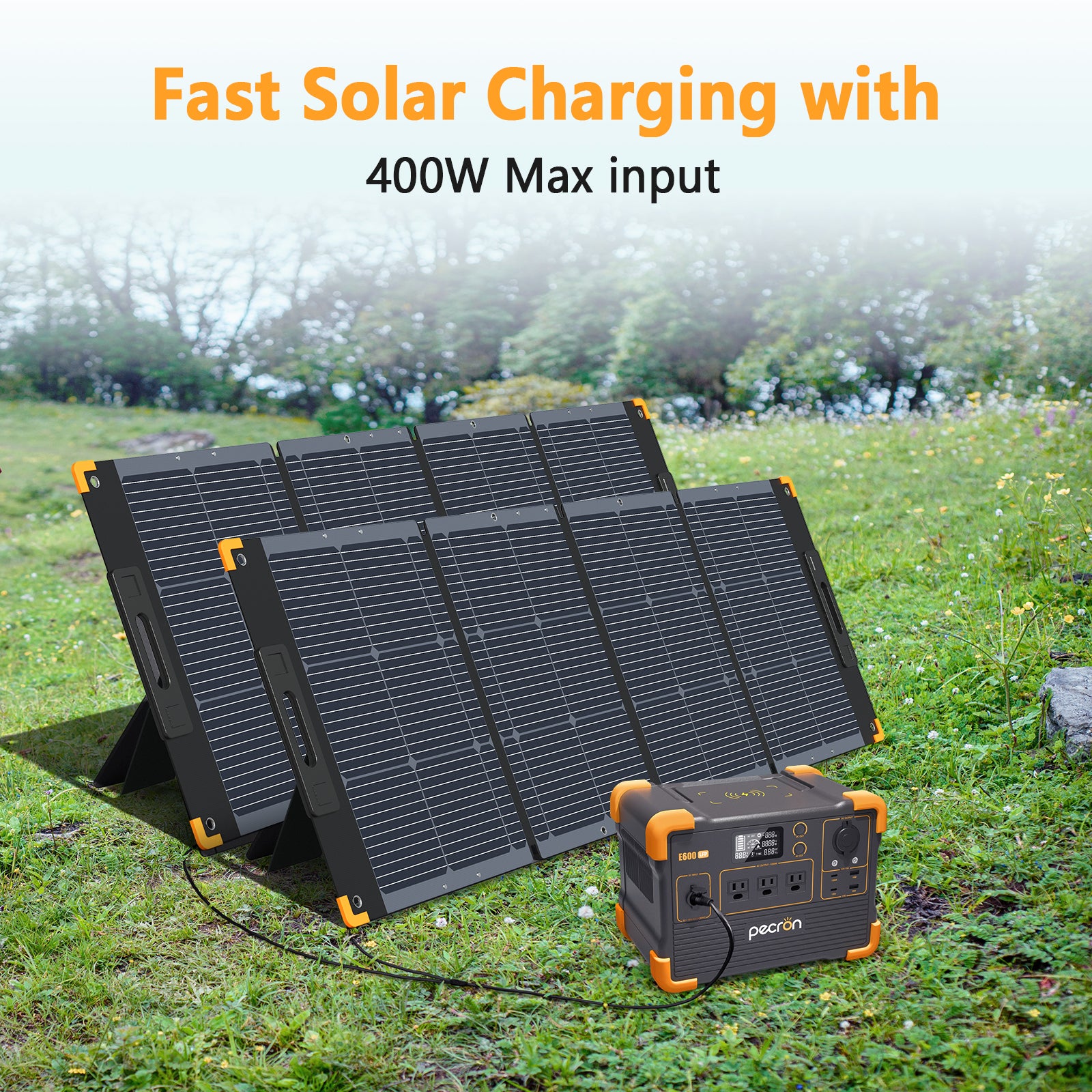 PECRON E600LFP Portable Power Station 1200W 614Wh LiFePo4