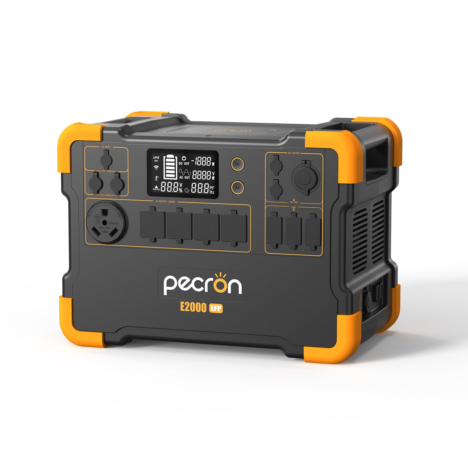 PECRON E2000LFP Expandable Portable Power Station 2000W 1920Wh