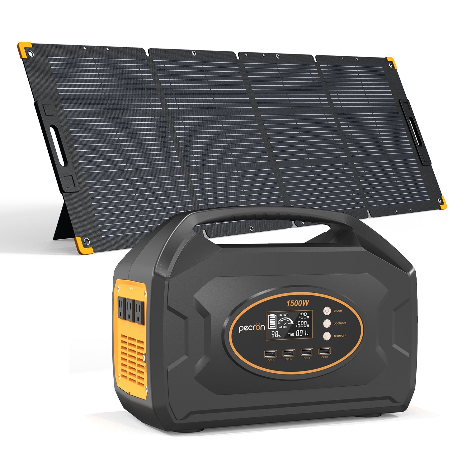 Kit Sistema Solar Pecron S1500 - Carga Rápida