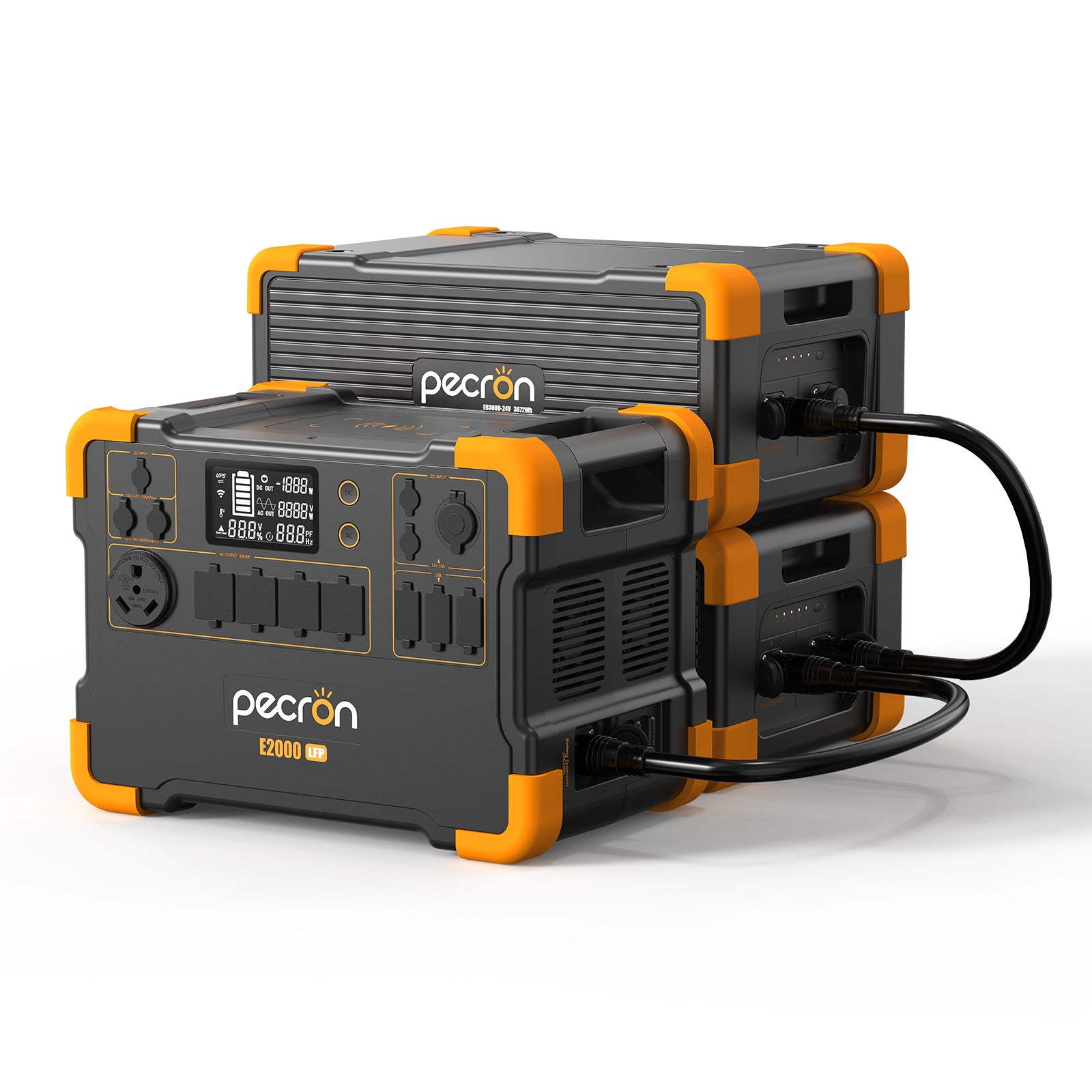 PECRON E2000LFP Expandable Portable Power Station 2000W 1920Wh
