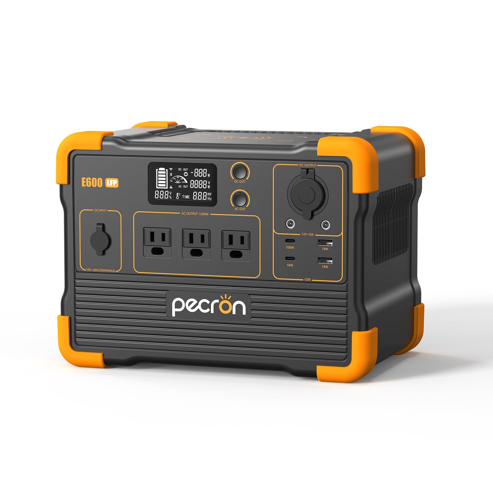PECRON E600LFP Portable Power Station 1200W 614Wh LiFePo4