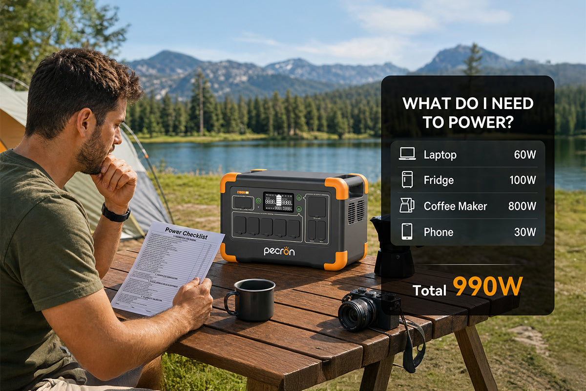 How Many Watts Do I Need? Portable Power Station Size Guide
