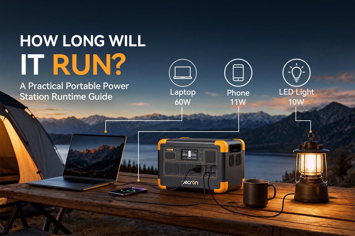 How Long Will a Portable Power Station Run?