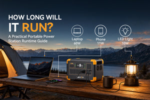 How Long Will a Portable Power Station Run?