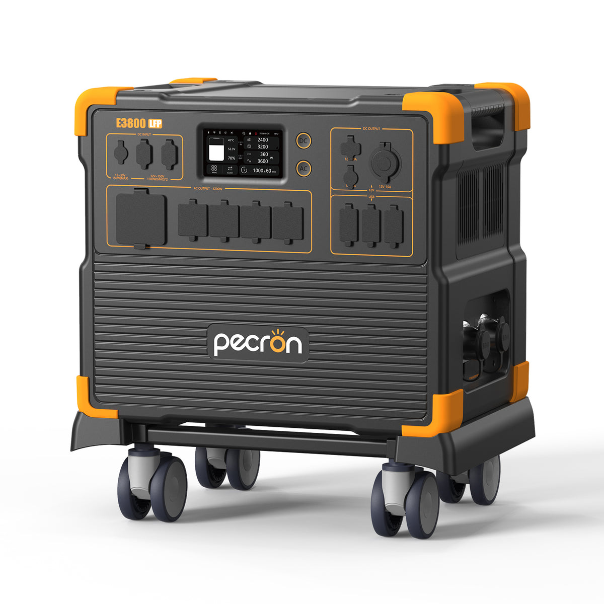 PECRON E3800LFP Portable Power Station 4200W 3840Wh with Free Cart  PRE-ORDER - E3800LFP