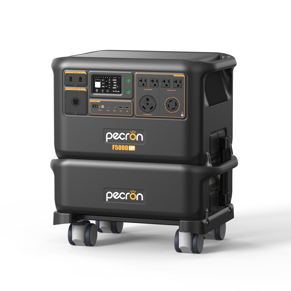 portable camping power station PECRON F5000LFP Portable Power Station 7200W 5120Wh 120V/240V
