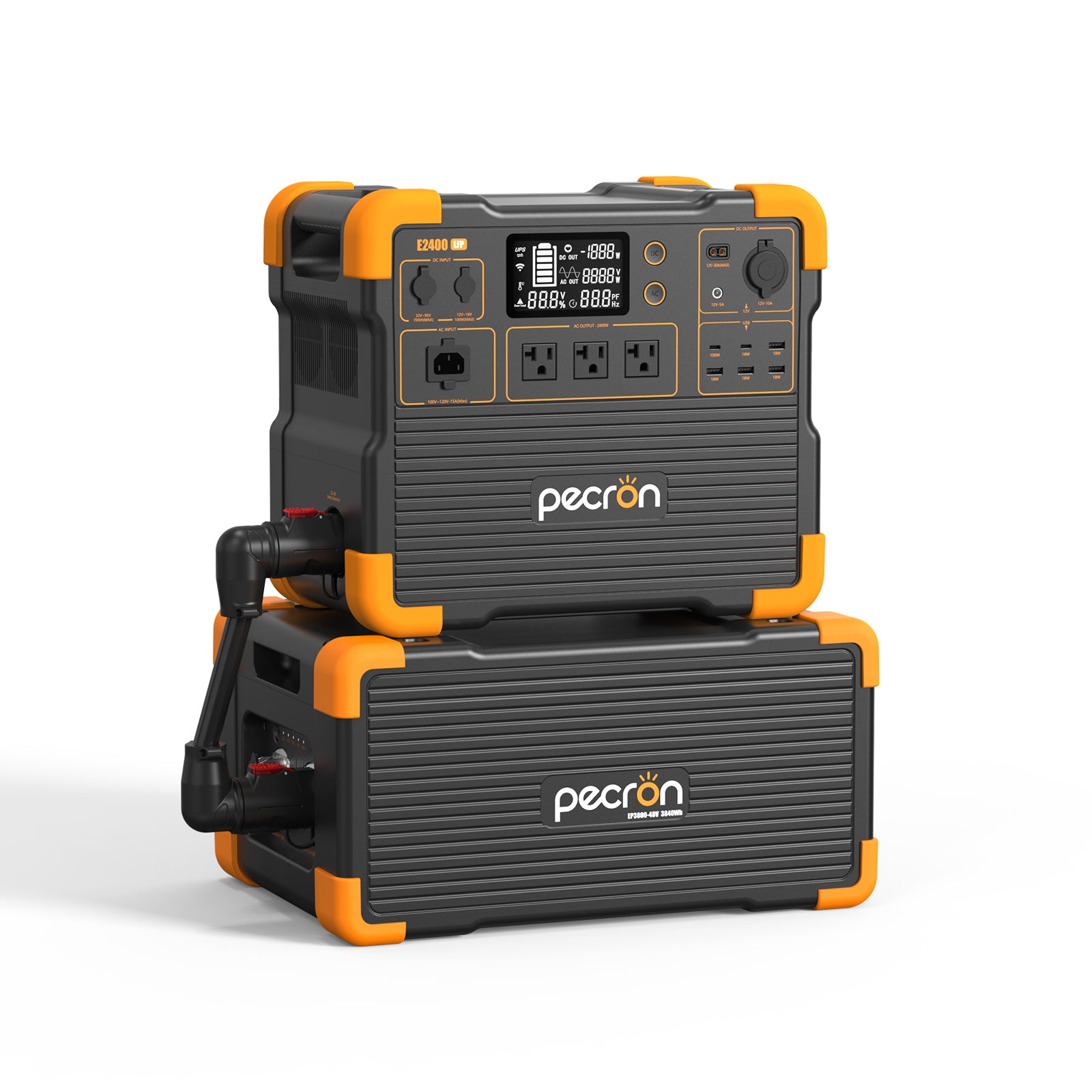 E2400LFP+EP3800-48V / EP3800-48v is 3840Wh PRE-ORDER (only battery/not output/input)