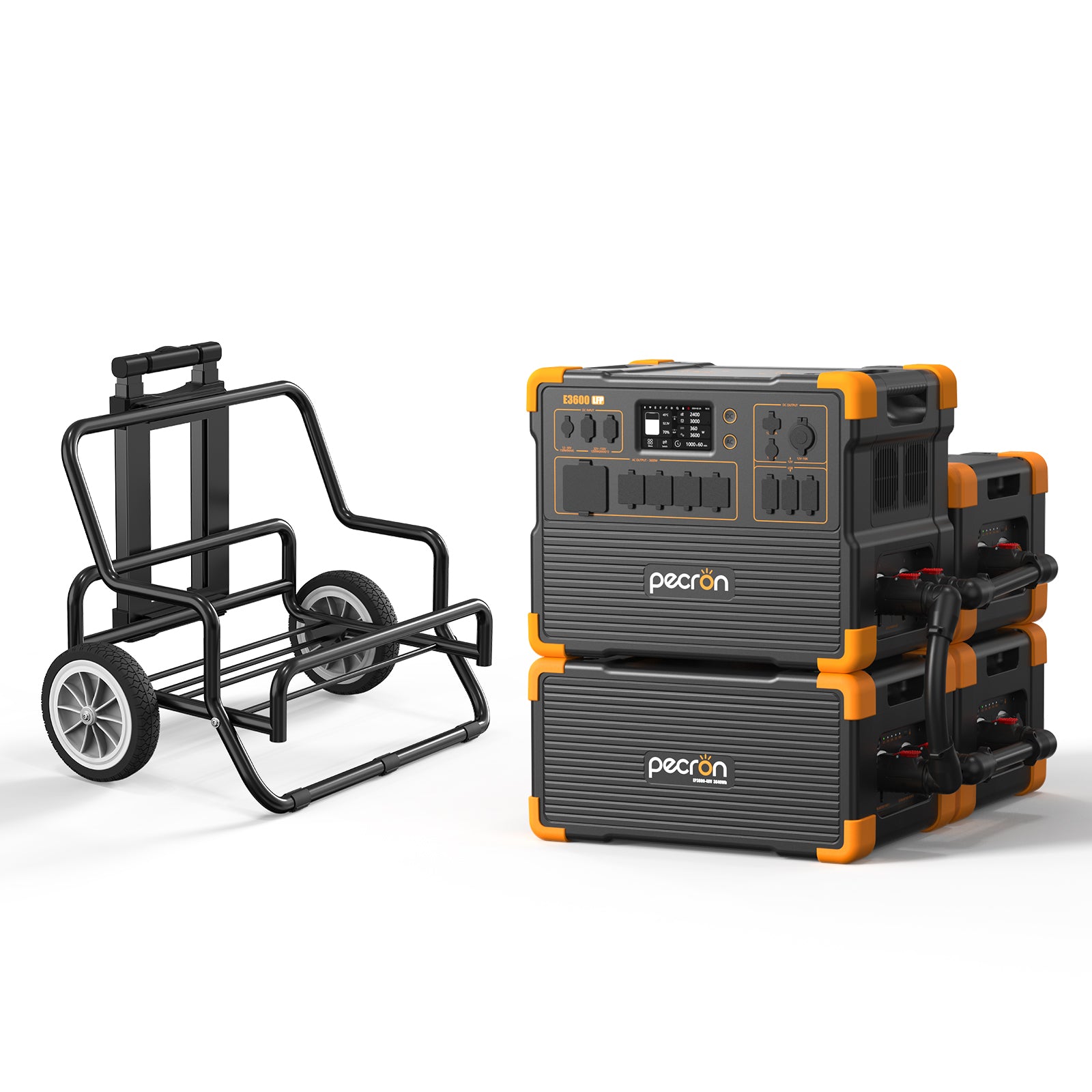 PECRON E3600LFP Solar Generator Kit 3600W 3072Wh