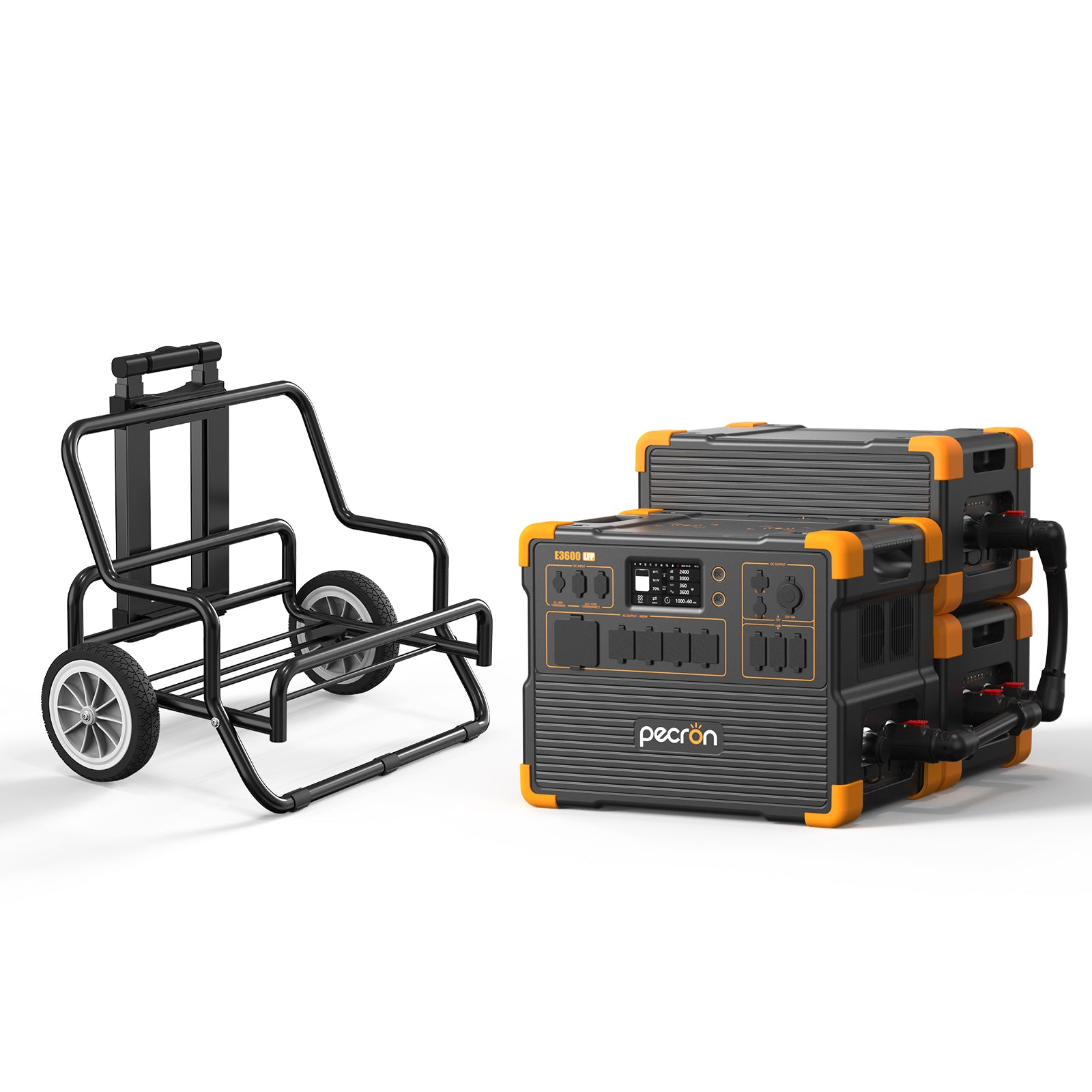 PECRON E3600LFP Solar Generator Kit 3600W 3072Wh