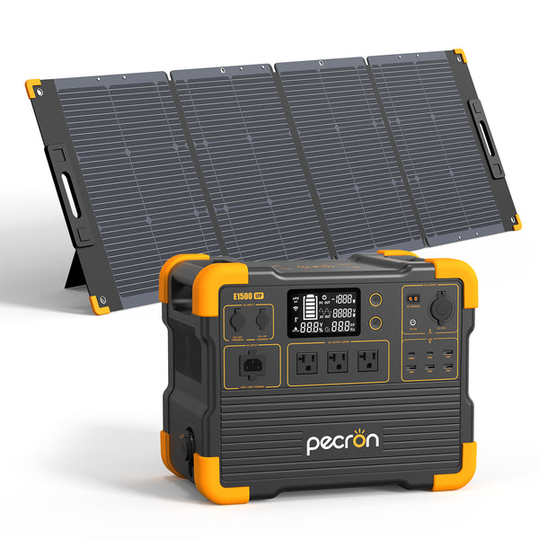 PECRON E1500LFP Solar Generator Kit
