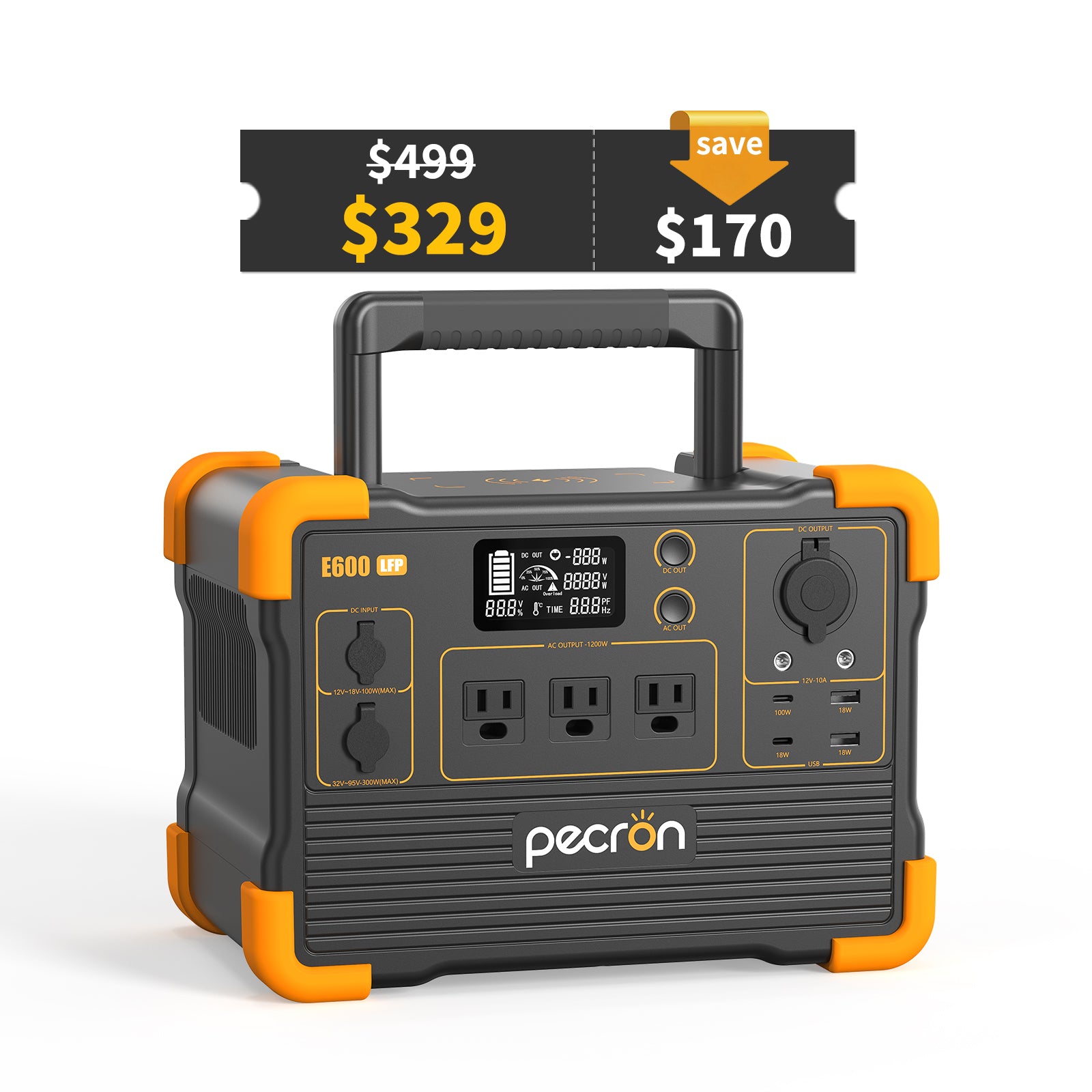 PECRON E600LFP Solar System kit