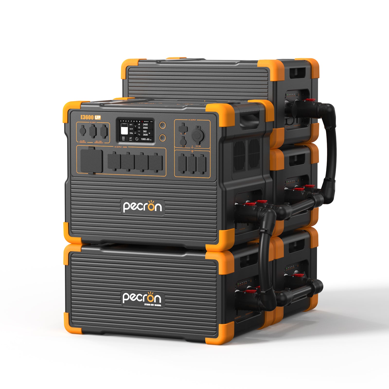 PECRON E3600LFP Solar Generator Kit 3600W 3072Wh