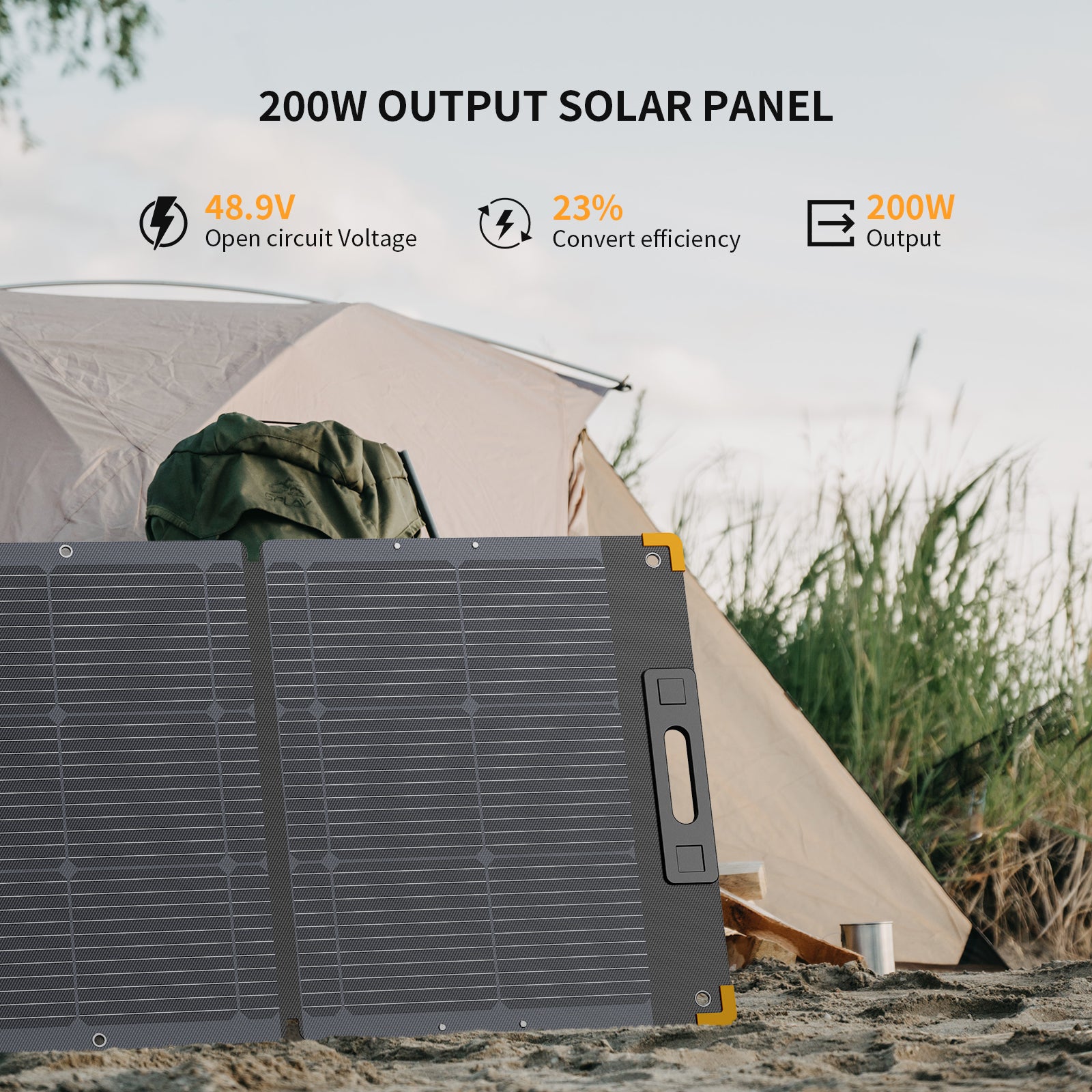 Pecron Aurora200 (200 W, 36 V) Tragbares Solarpanel