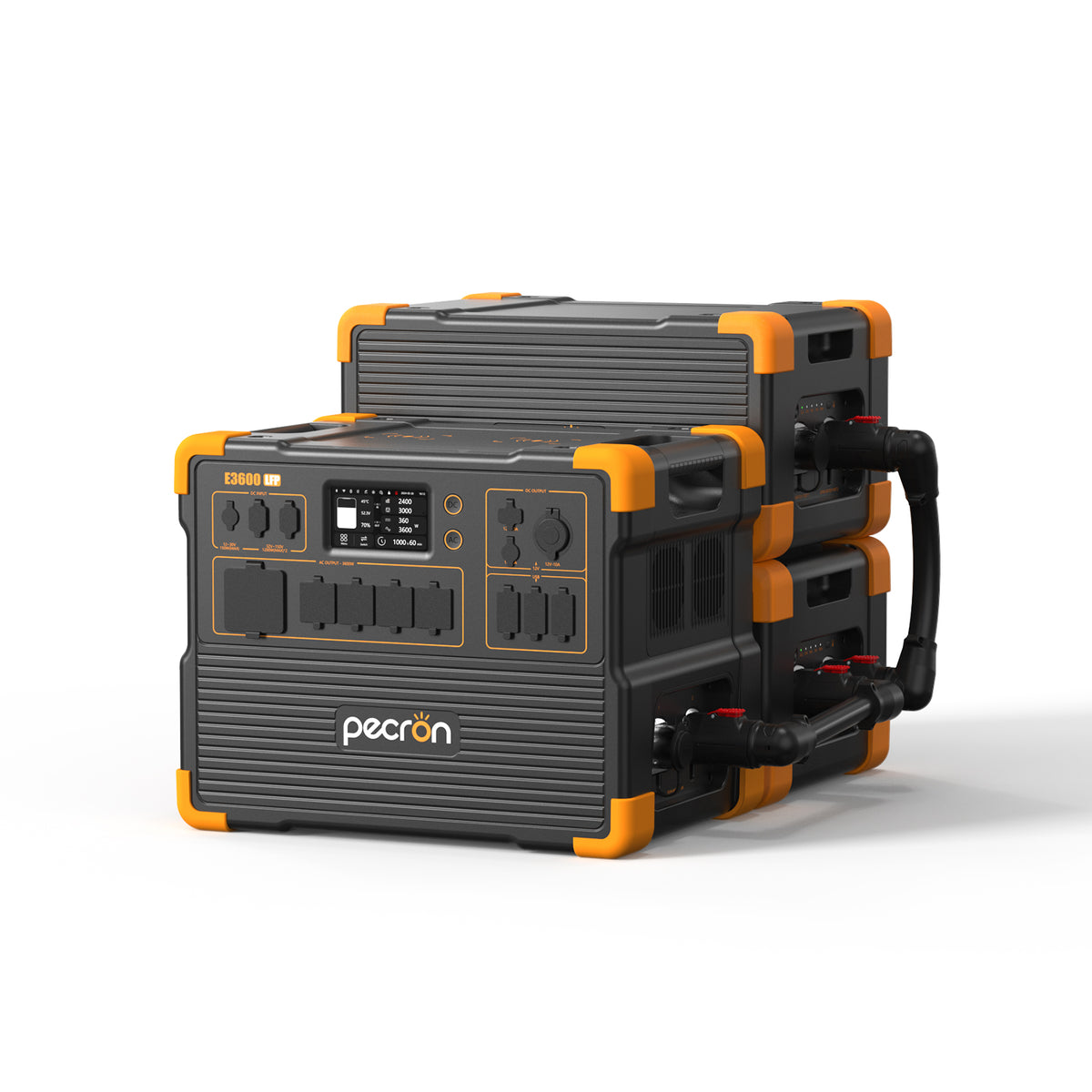 pecron portable power station PECRON E3600LFP 3600W/3072Wh LiFePO4 Power Station – Expandable to 15.36kWh, 1.3H Fast Charge, Up 240V Output, Great for Home Backup & RVs