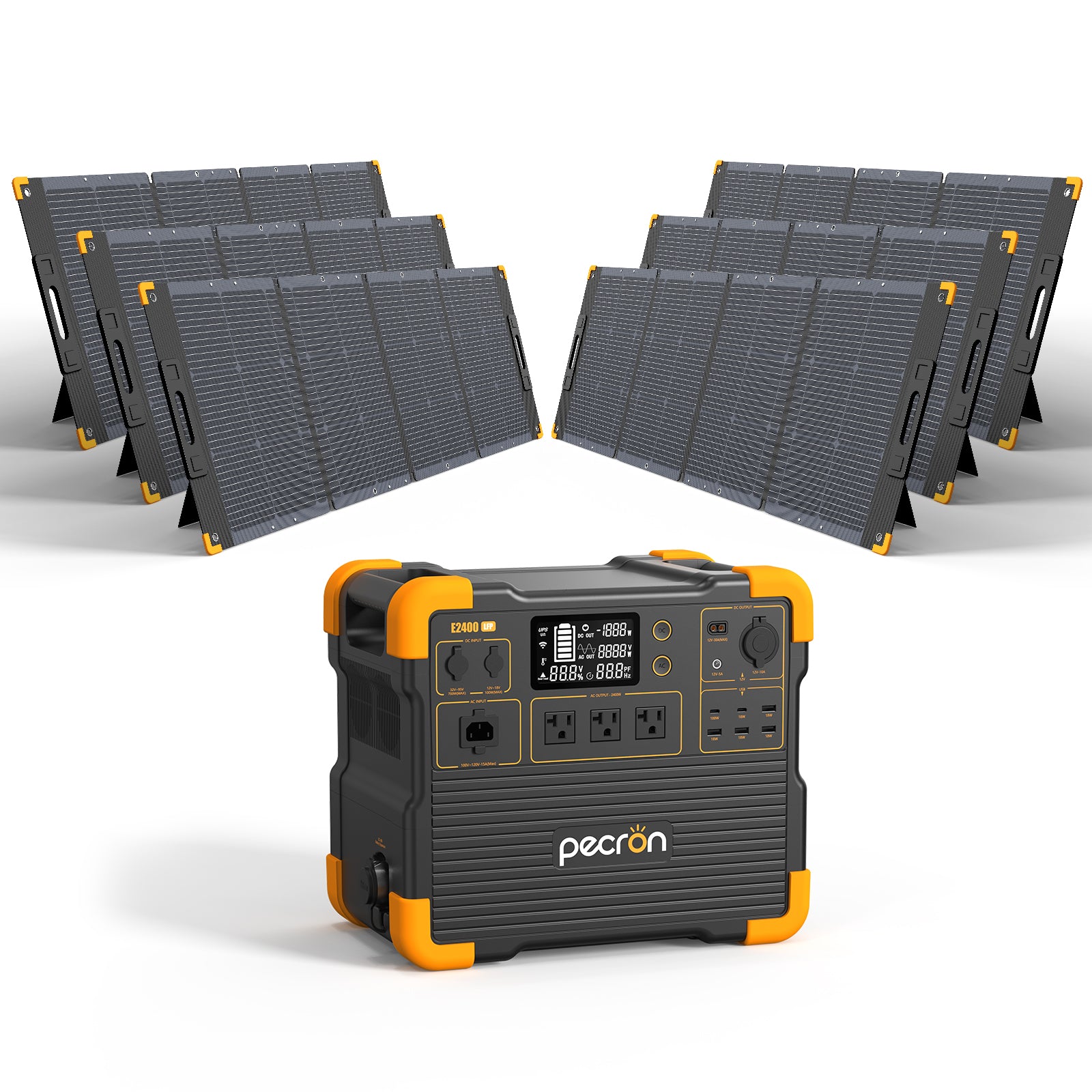 PECRON E2400LFP Portable Power Station 2400W 2048Wh