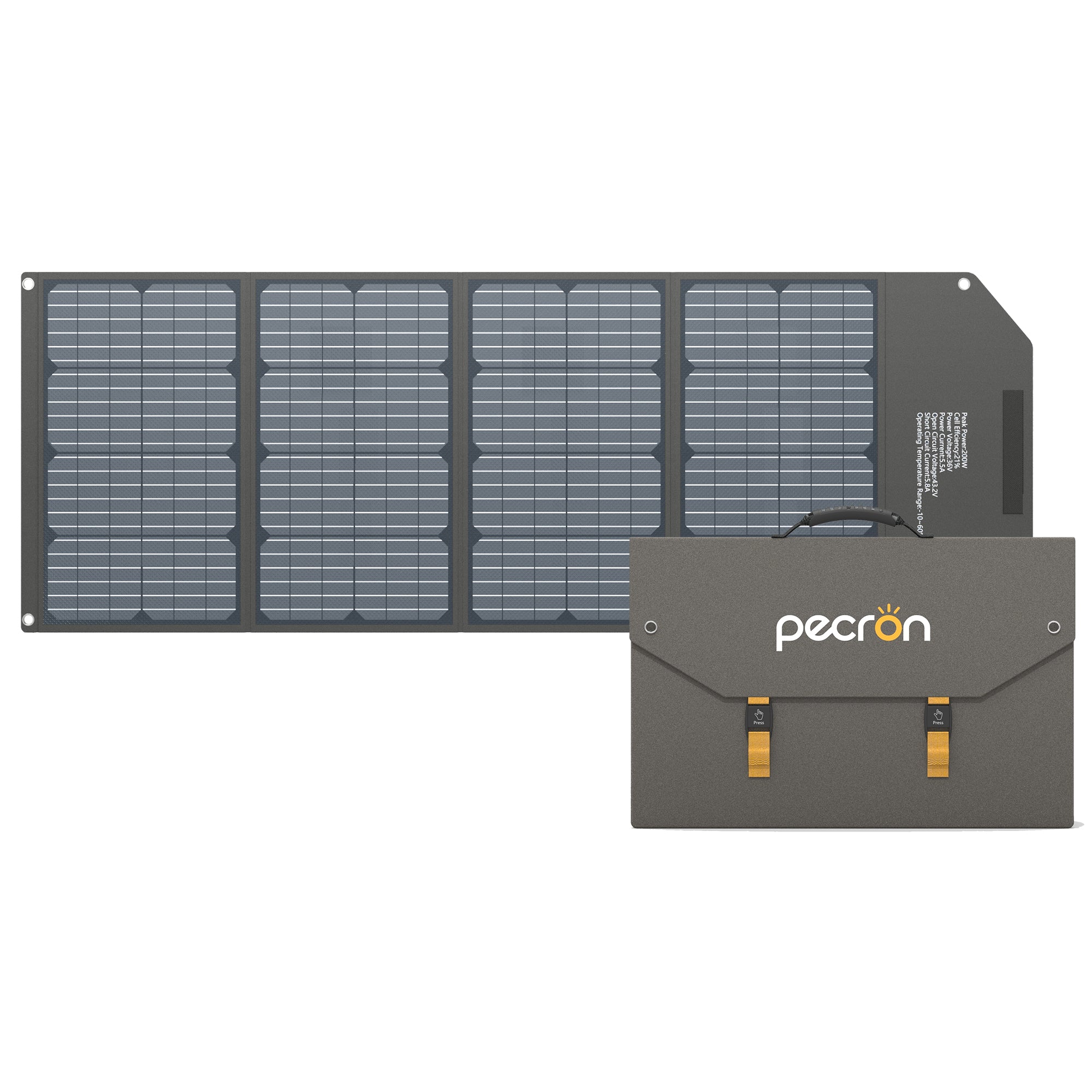 PECRON 200W Solar Panel Portable 36V