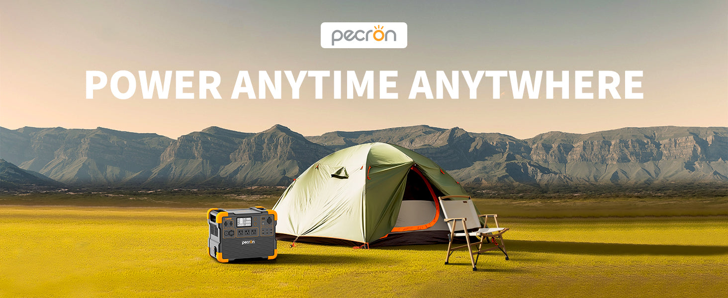 PECRON E1500LFP Expandable Portable Power Station 2200W 1536Wh