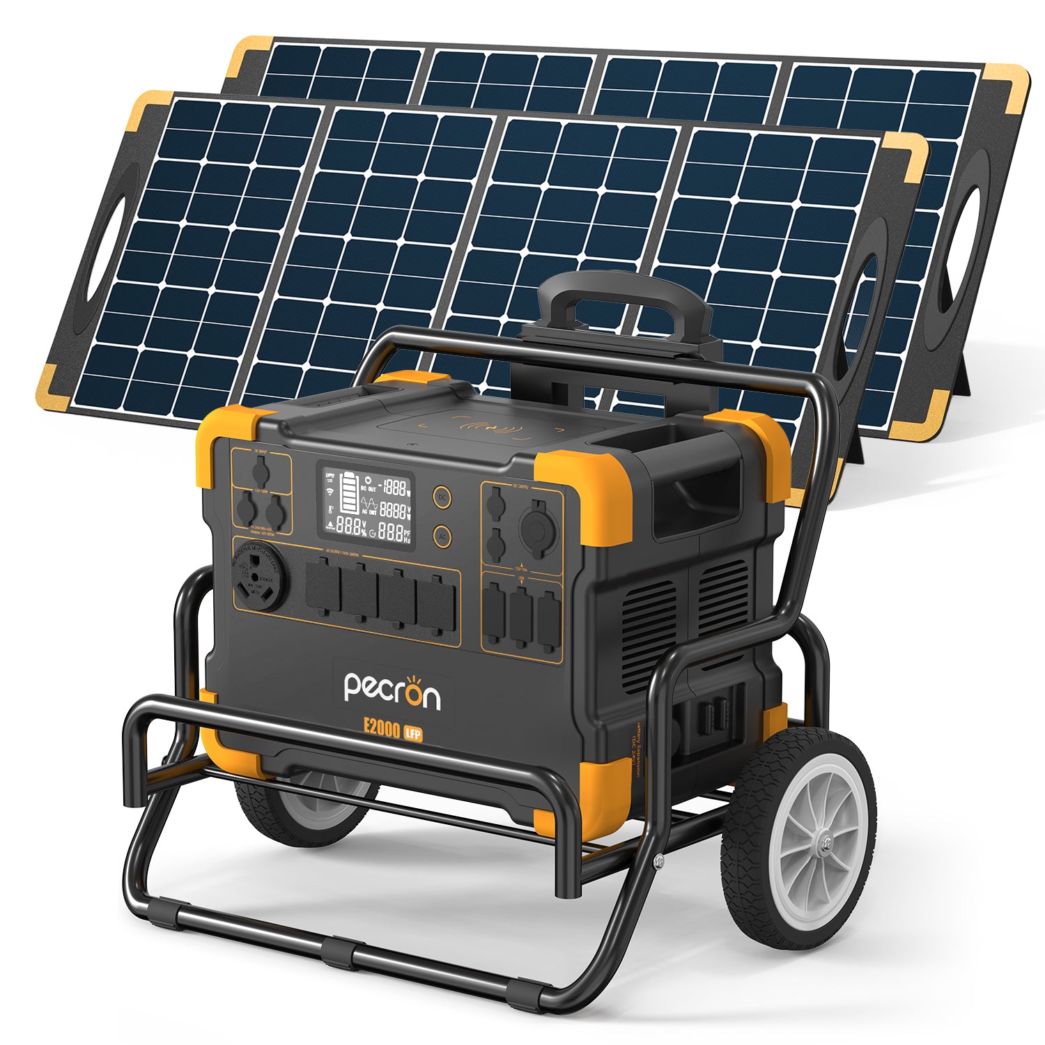 Pecron E2000LFP erweiterbares Solarsystem-Kit