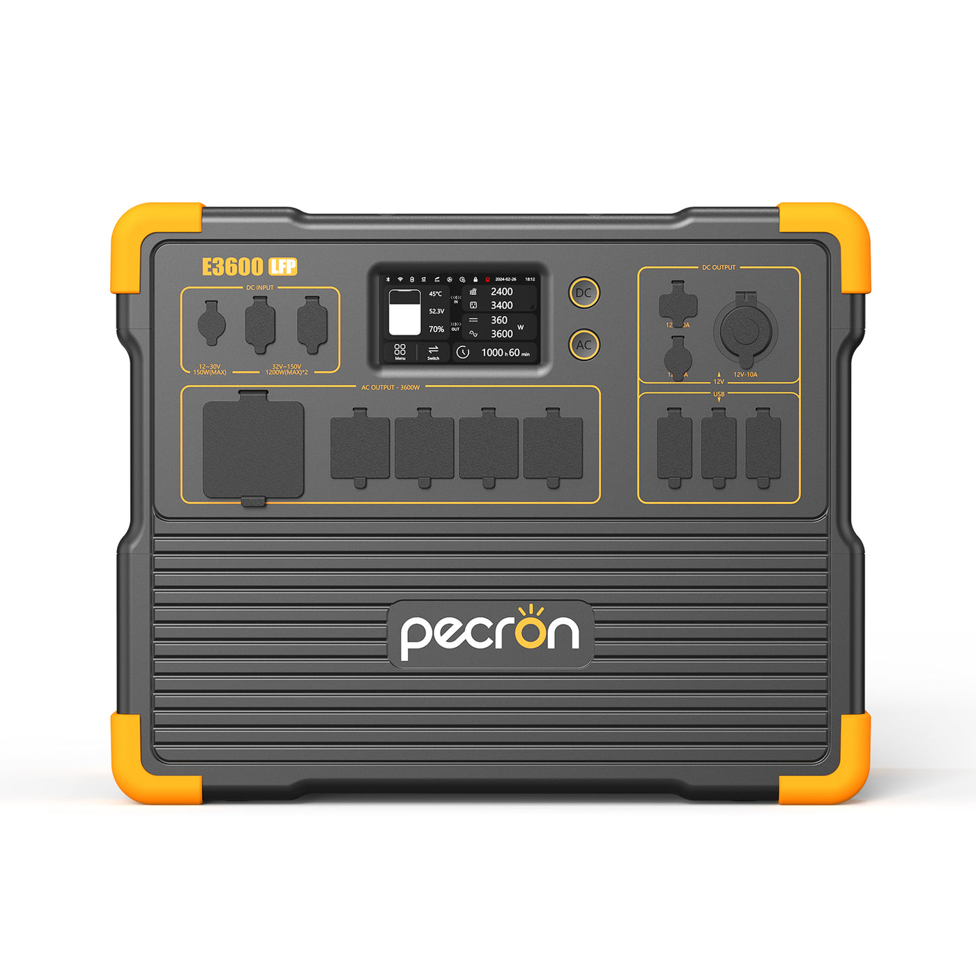 PECRON E3600LFP Portable Power Station 3600W 3072Wh PRE-ORDER