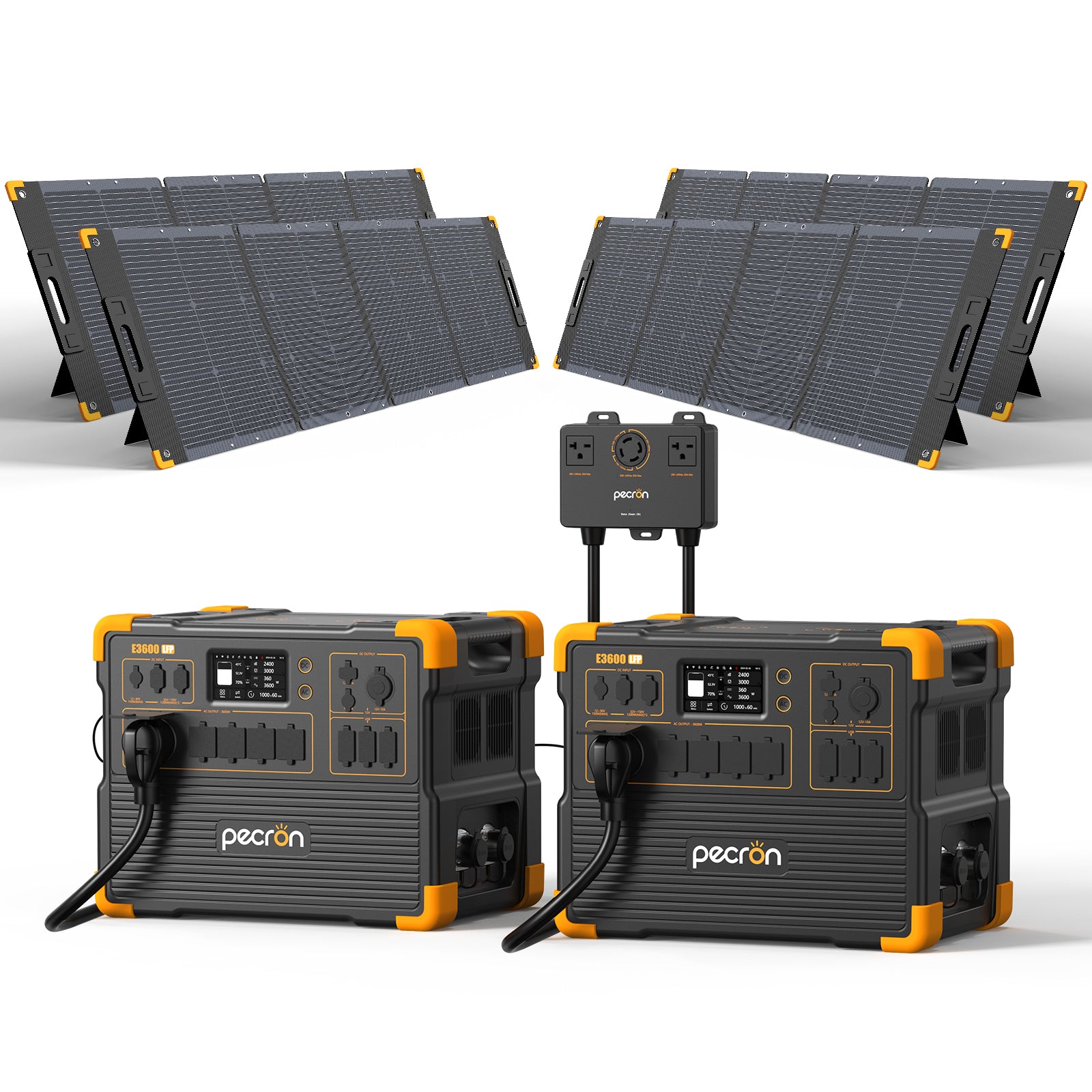 2*E3600LFP+240V box+4*PV300 / Without Trolley / EP3800-48v is 3840Wh PRE-ORDER (only battery/not output/input)