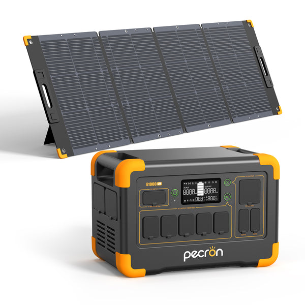 PECRON E1000LFP Solar Generator Kit