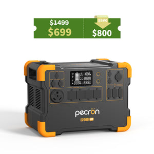 PECRON E2000LFP Expandable Portable Power Station 2000W 1920Wh