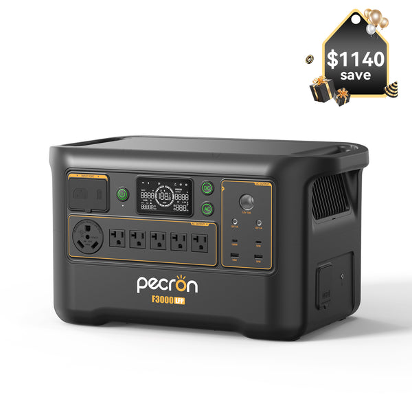 PECRON F3000LFP Portable Power Station 3600W 3072Wh