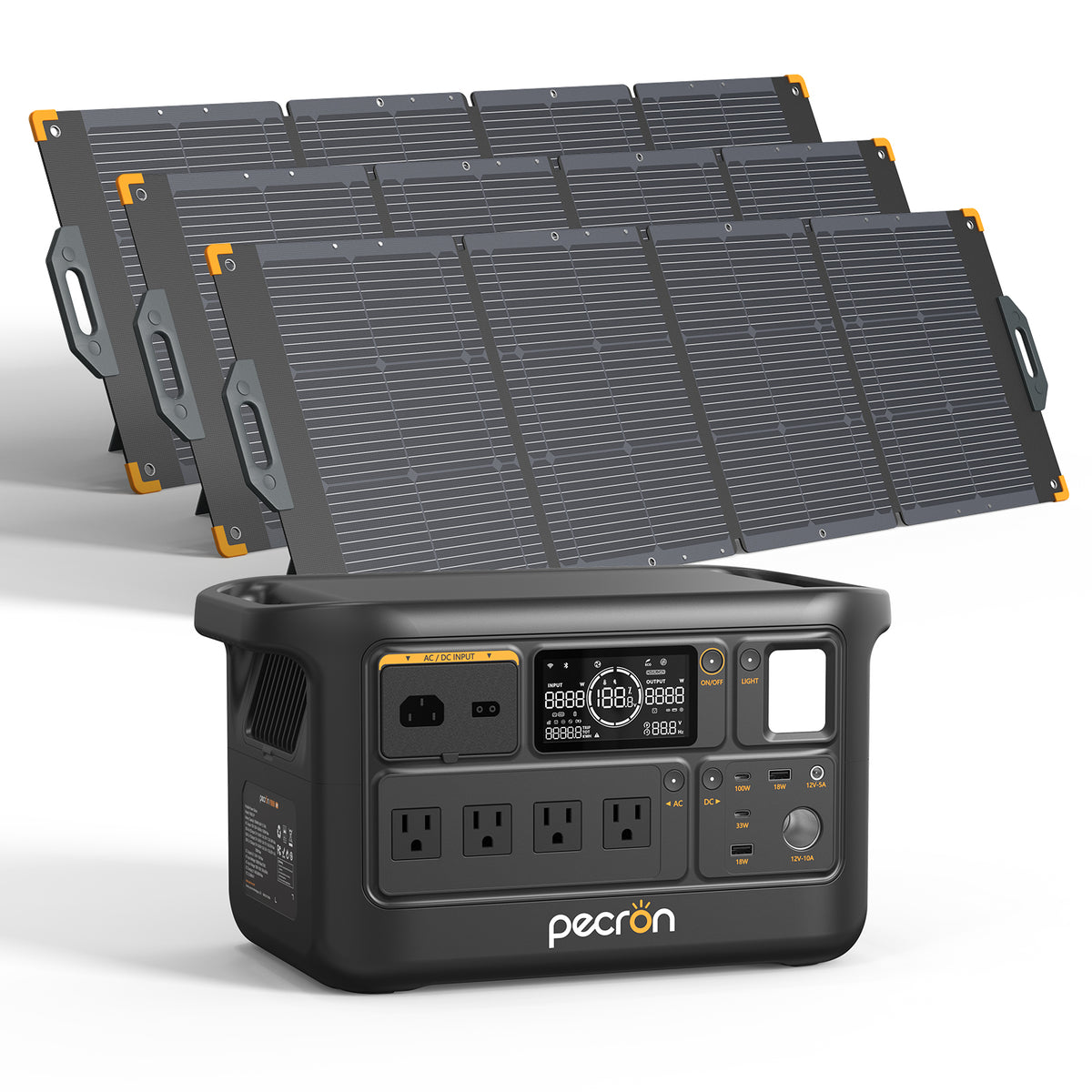 PECRON F1000LFP Solar Generator 1500W 960Wh