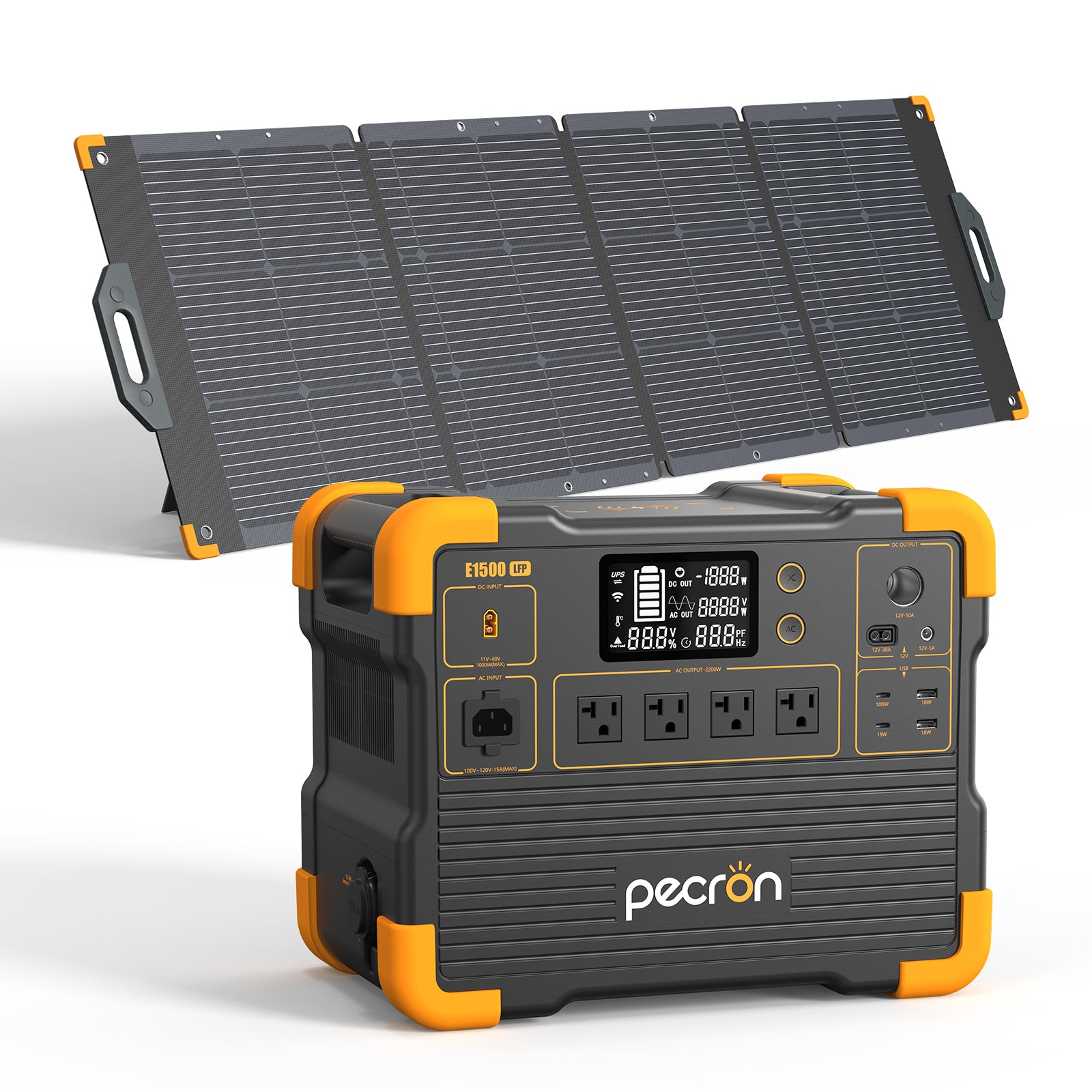 E1500LFP+200W Solar kit