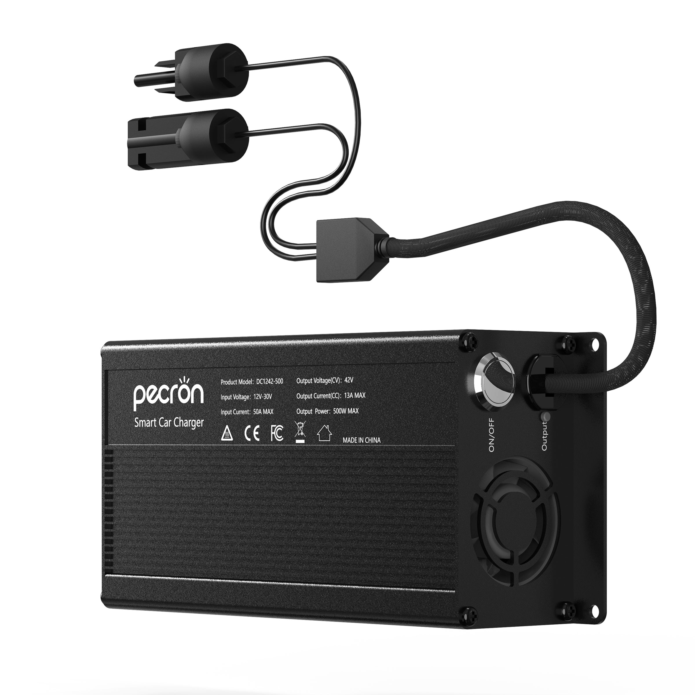 PECRON 500W Car Charger DC1242500 for Cars, RVs, Trucks, etc.