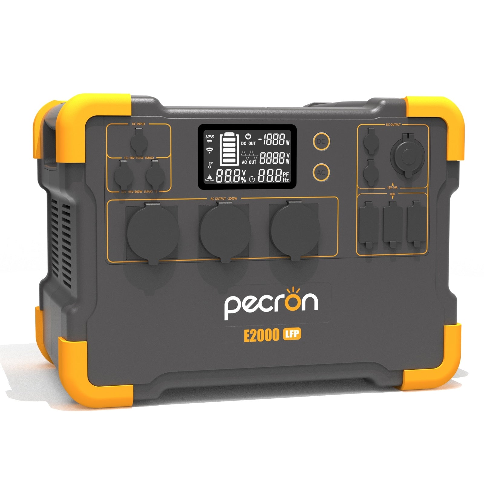 PECRON 230V E2000LFP Portable Power Station 2000W 1920Wh EU Version