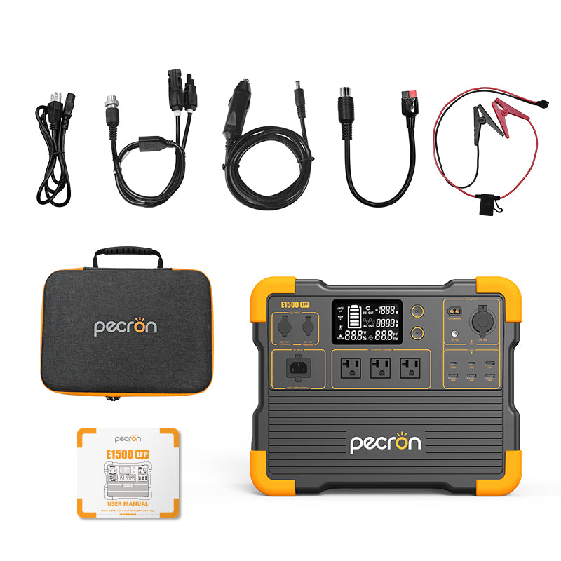PECRON E1500LFP Expandable Portable Power Station 2200W 1536Wh