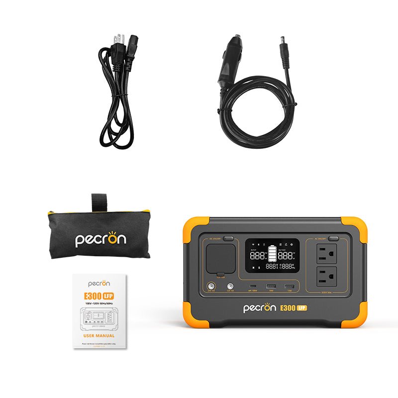 PECRON E300LFP Portable Power Station 600W 288Wh