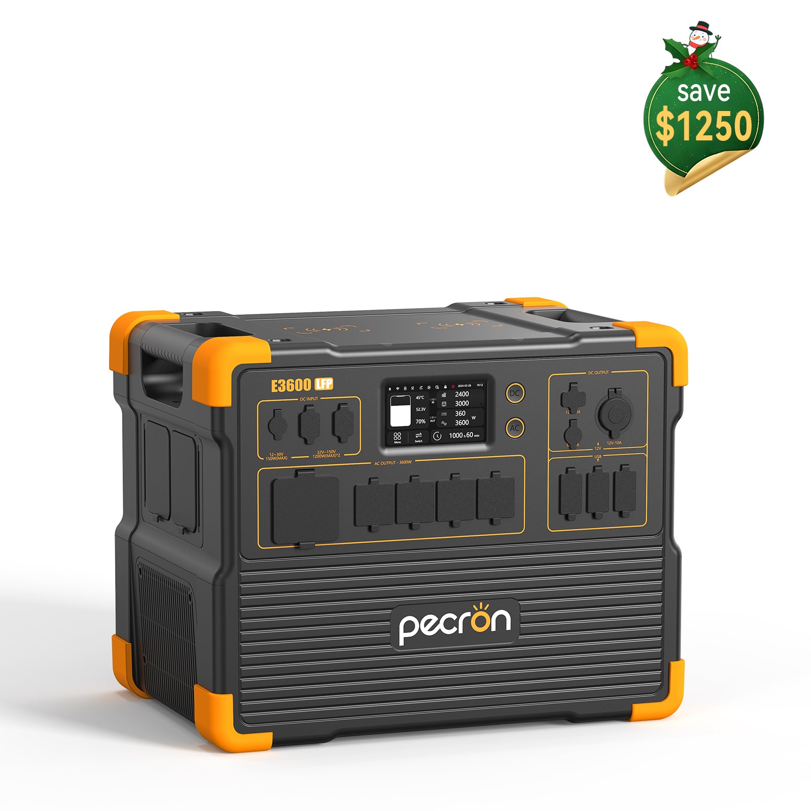 Pecron Portable Trolley Kit For E3600LFP/E2000LFP/E1500LFP/E2400LFP/E1000LFP Power Stations