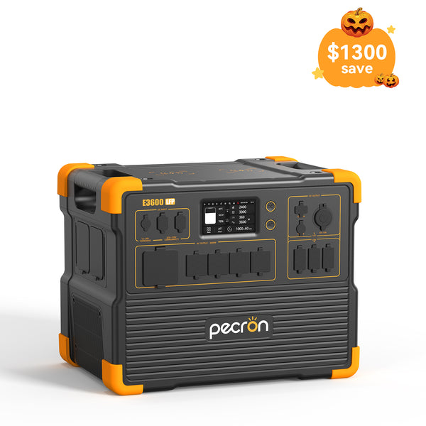 PECRON E3600LFP Portable Power Station 3600W 3072Wh