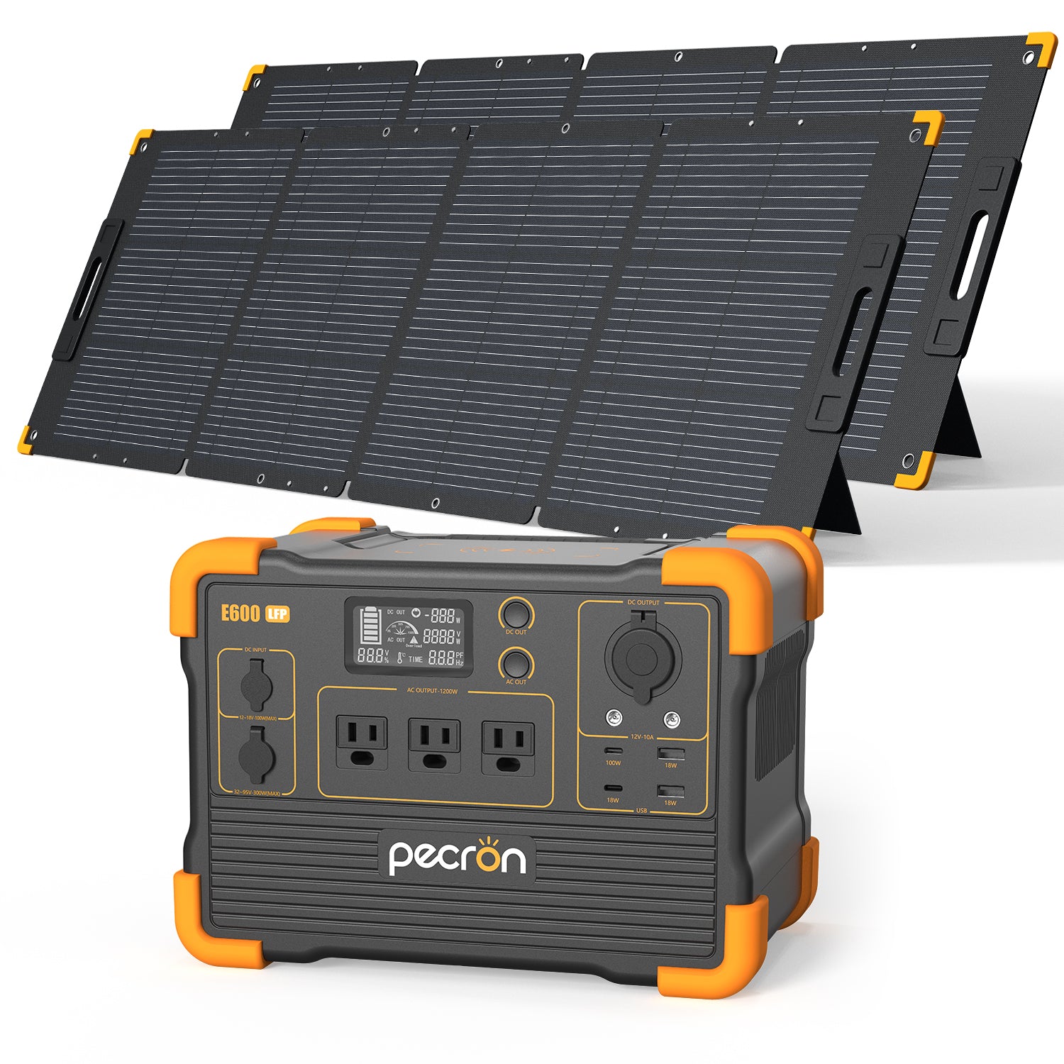 Kit de sistema solar Pecron E600LFP