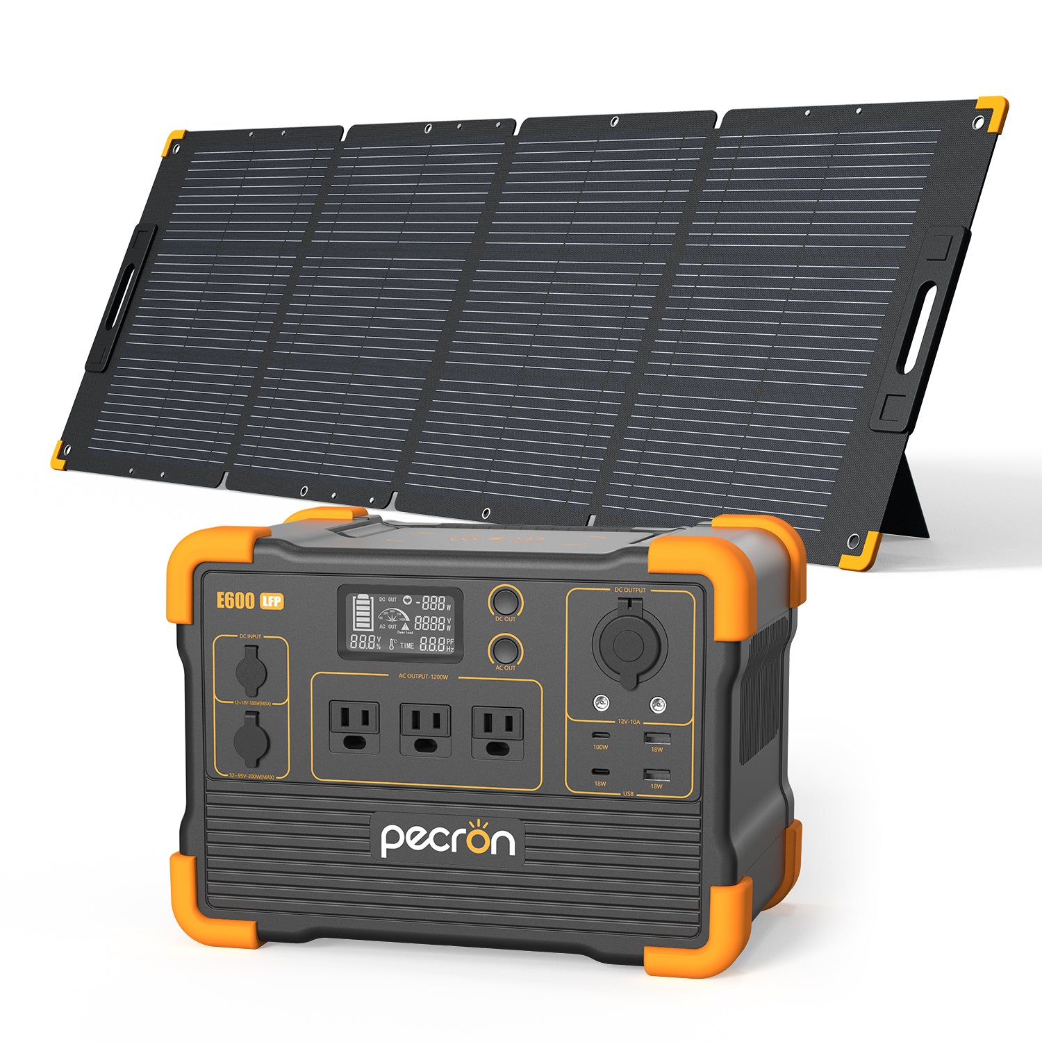 Pecron E600LFP Solarsystem-Kit