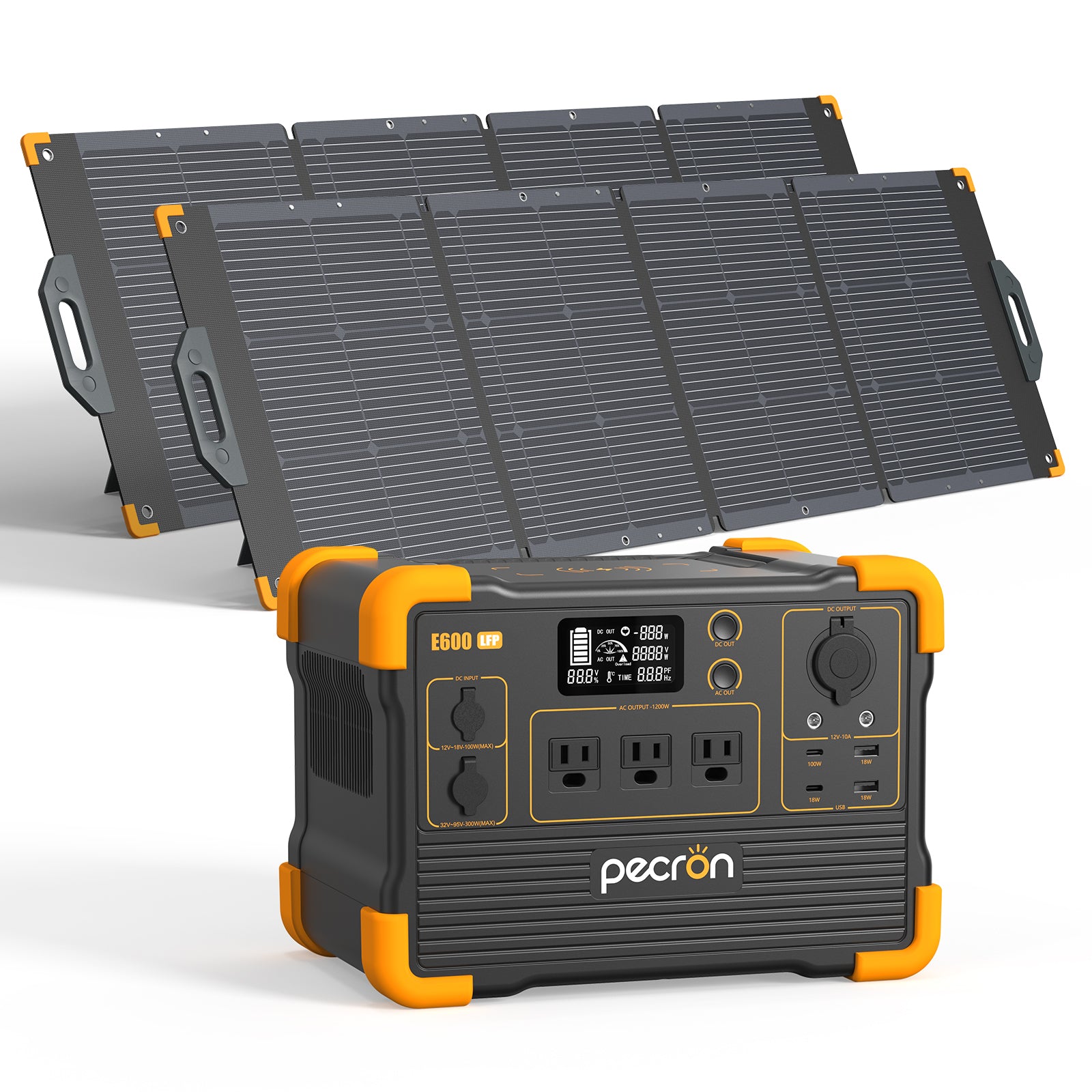 E600LFP + 400W solar panel