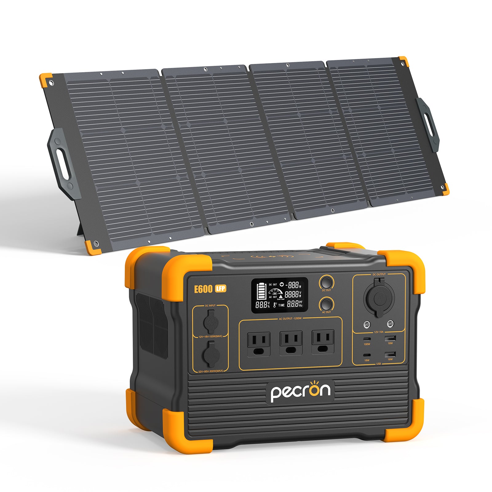 E600LFP + 200W solar panel