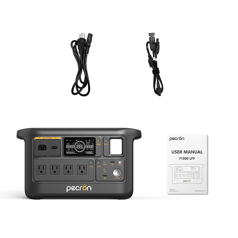 PECRON F1000LFP Portable Power Station 1500W 1004Wh