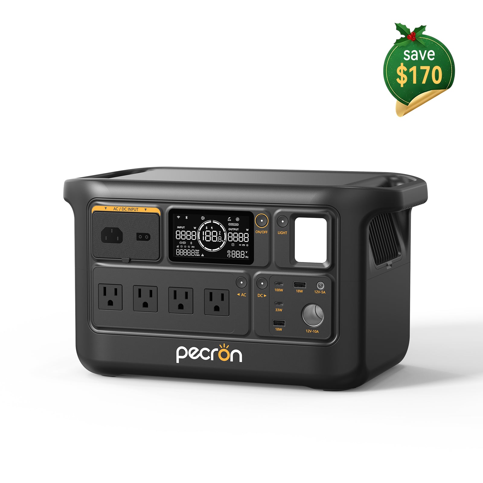 PECRON F1000LFP Portable Power Station 1500W 1004Wh