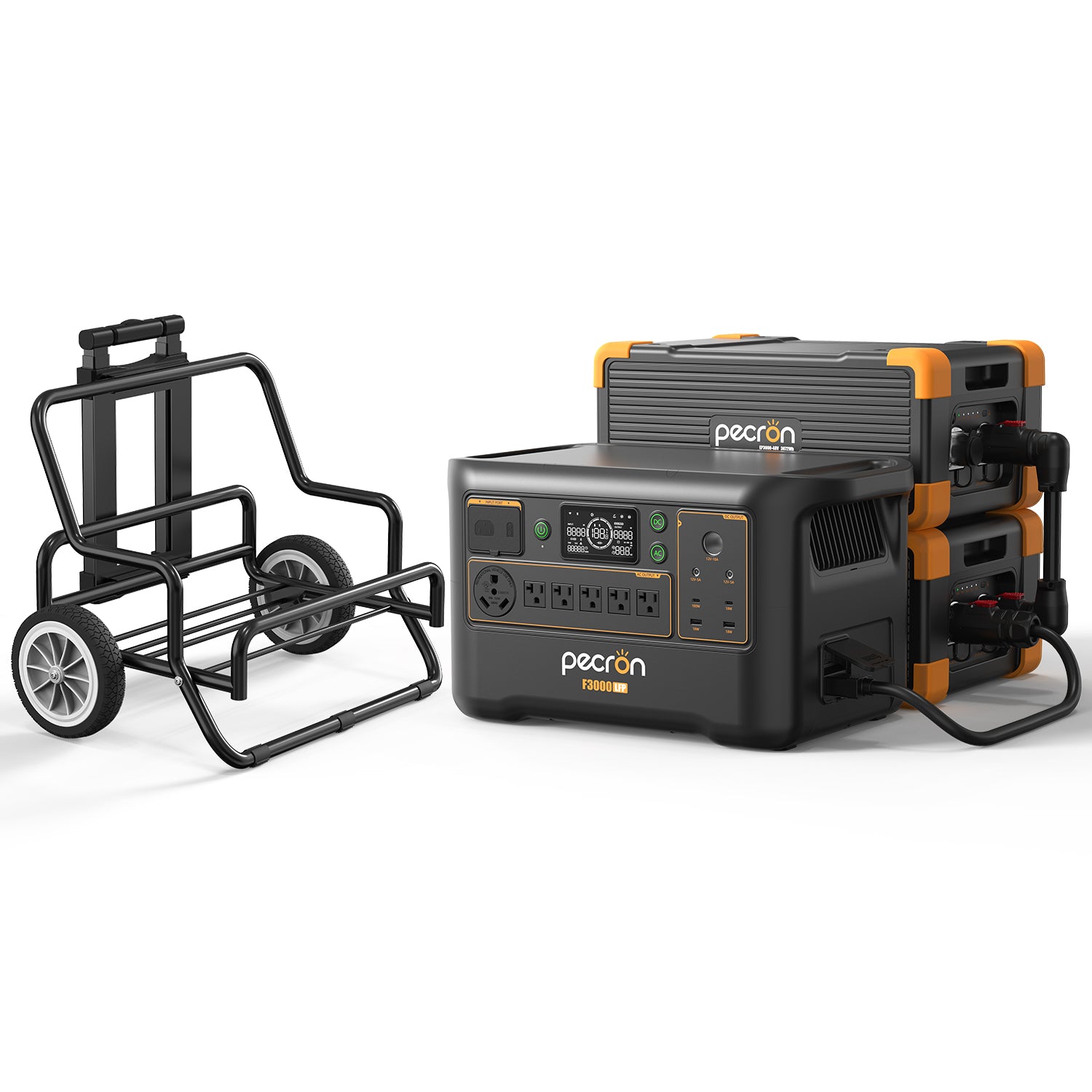 F3000LFP+2*EP3000-48V / With Cart