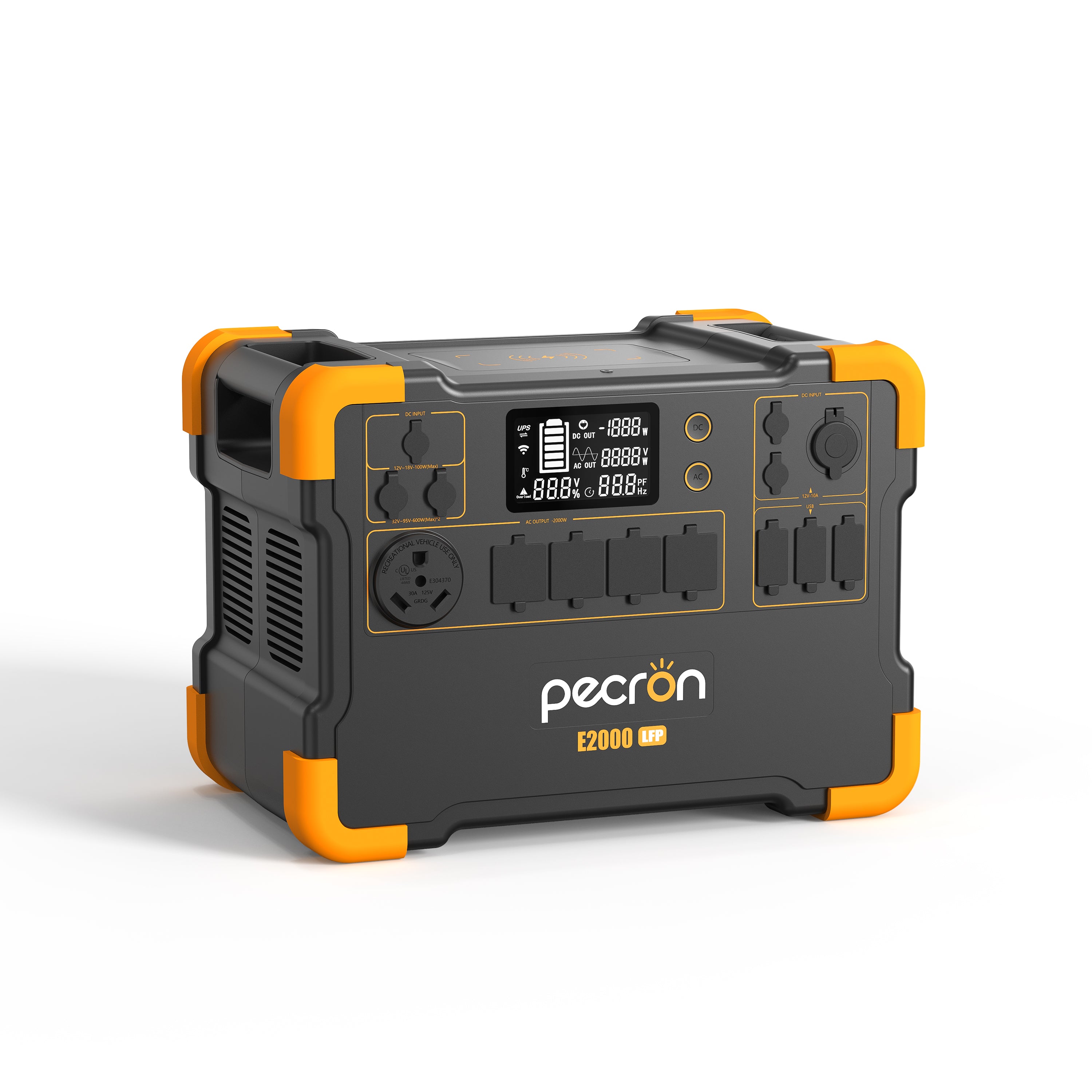 Pecron E2000LFP Erweiterbares tragbares Kraftwerk