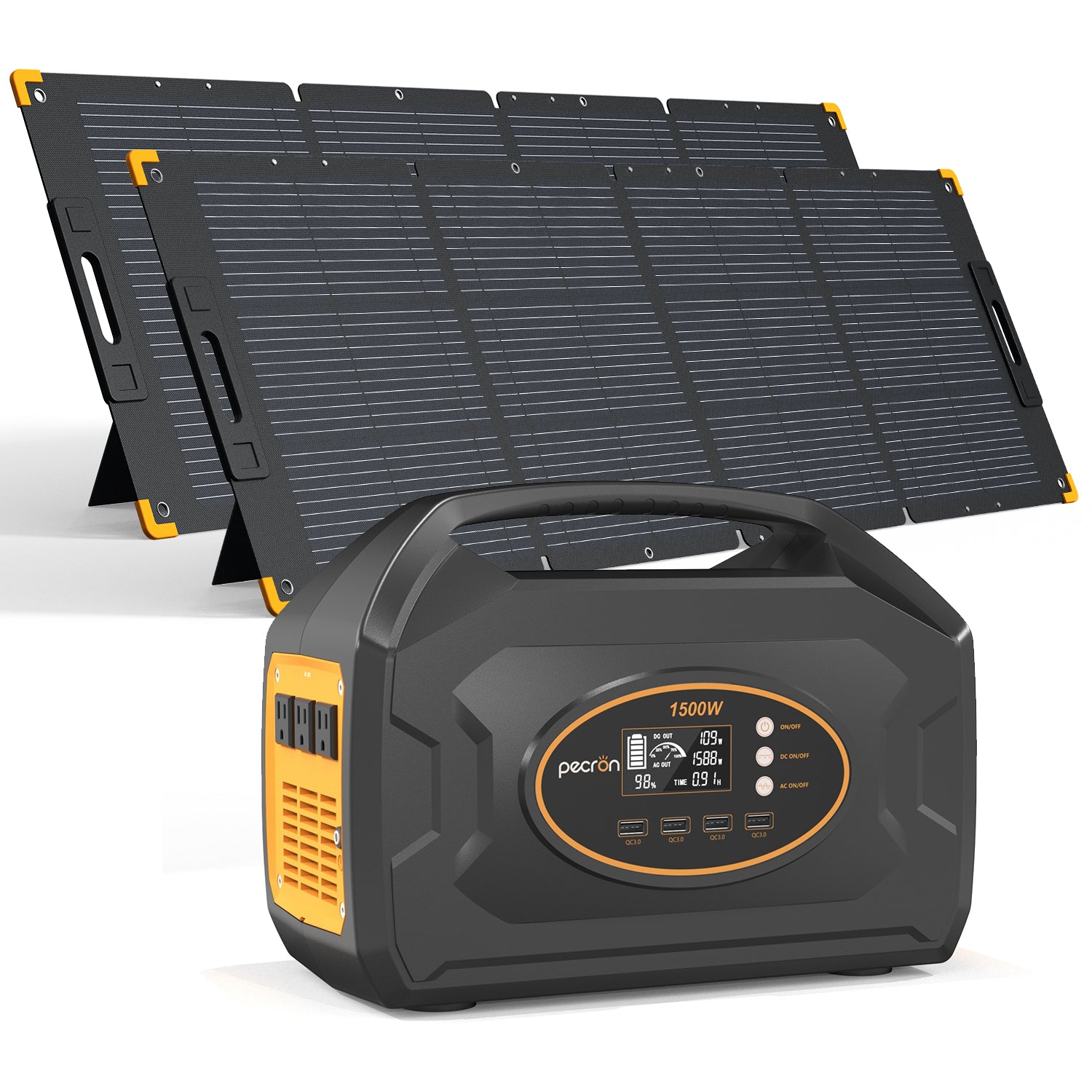 PECRON S1500 Solar System Kit - Fast Charging