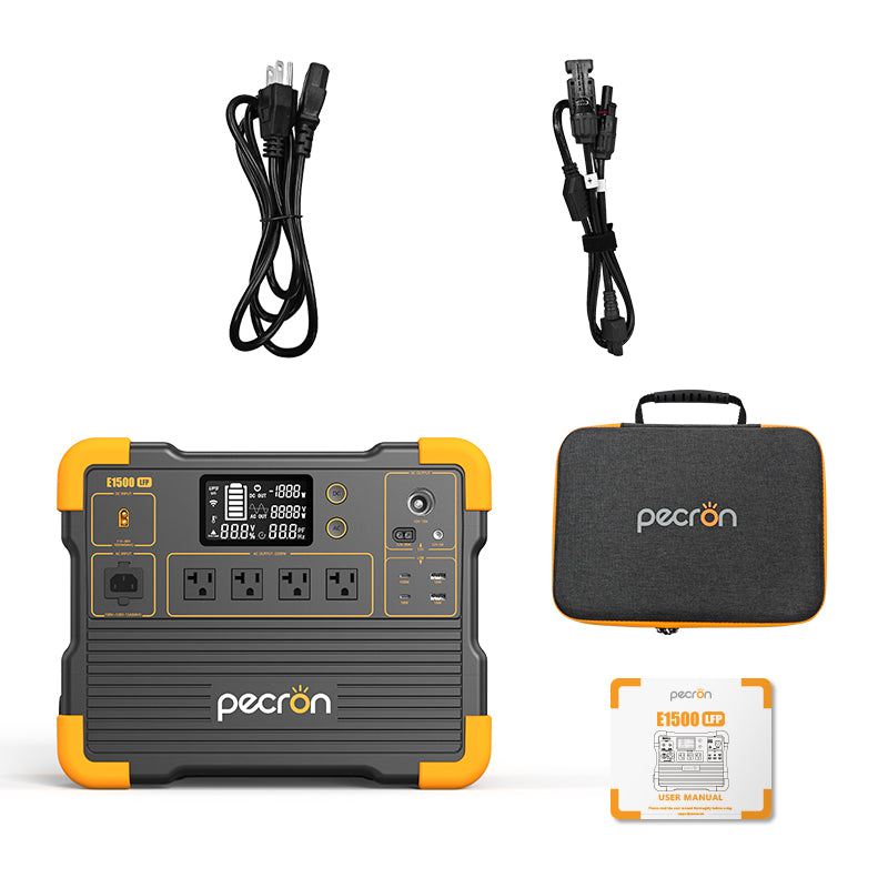 PECRON E1500LFP Solar Generator Kit