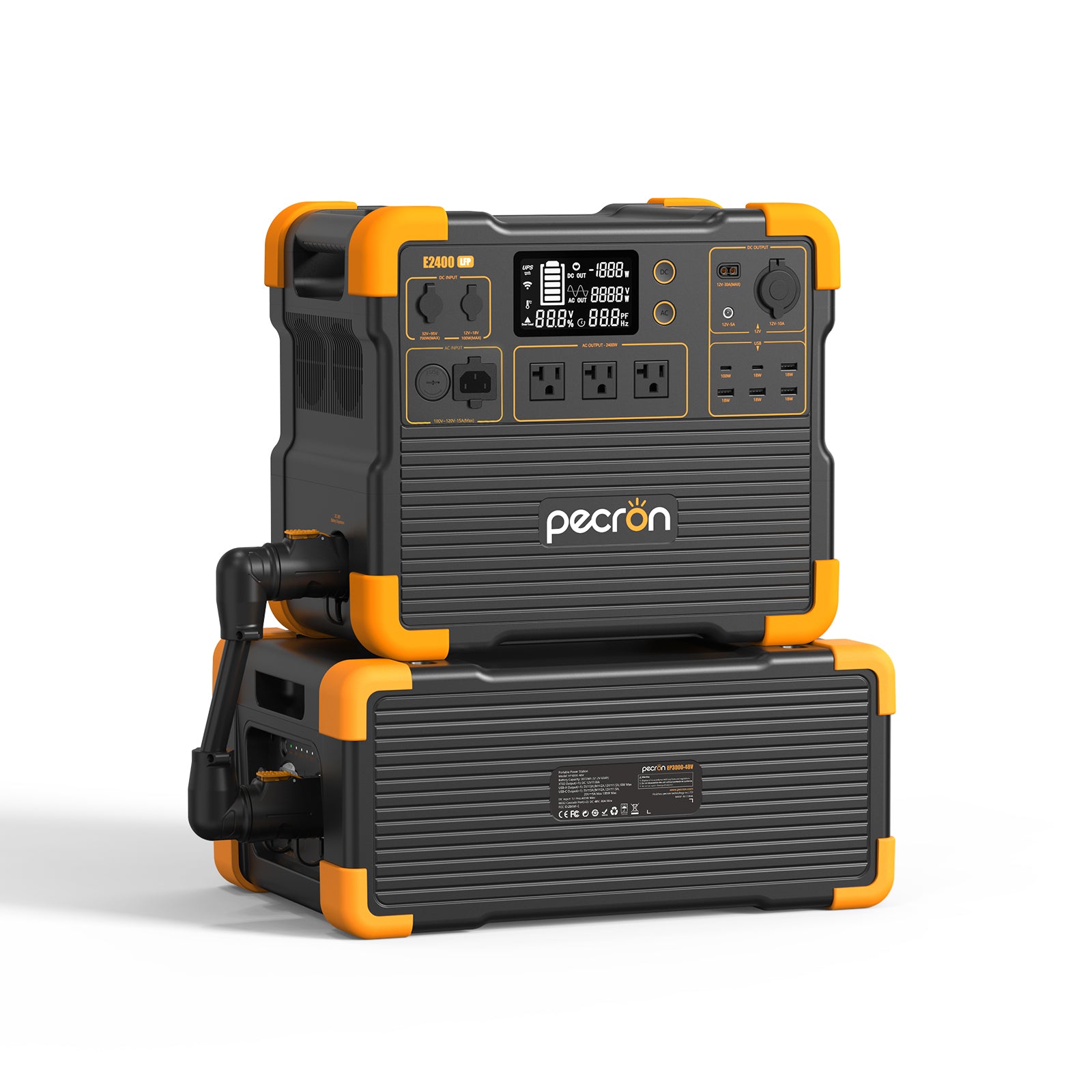 PECRON E2400LFP Solar Generator Kit