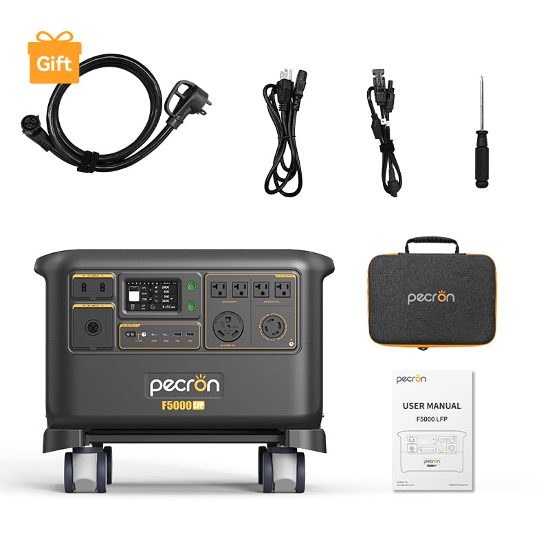 PECRON F5000LFP Portable Power Station 7200W 5120Wh 120V/240V PRE-ORDER