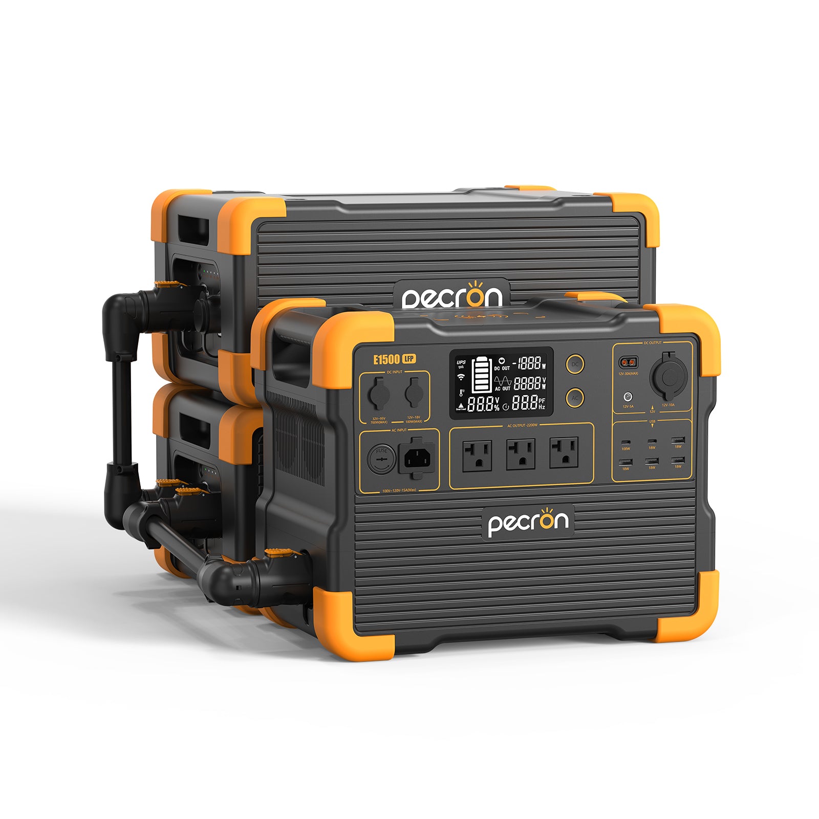 PECRON E1500LFP Expandable Portable Power Station 2200W 1536Wh