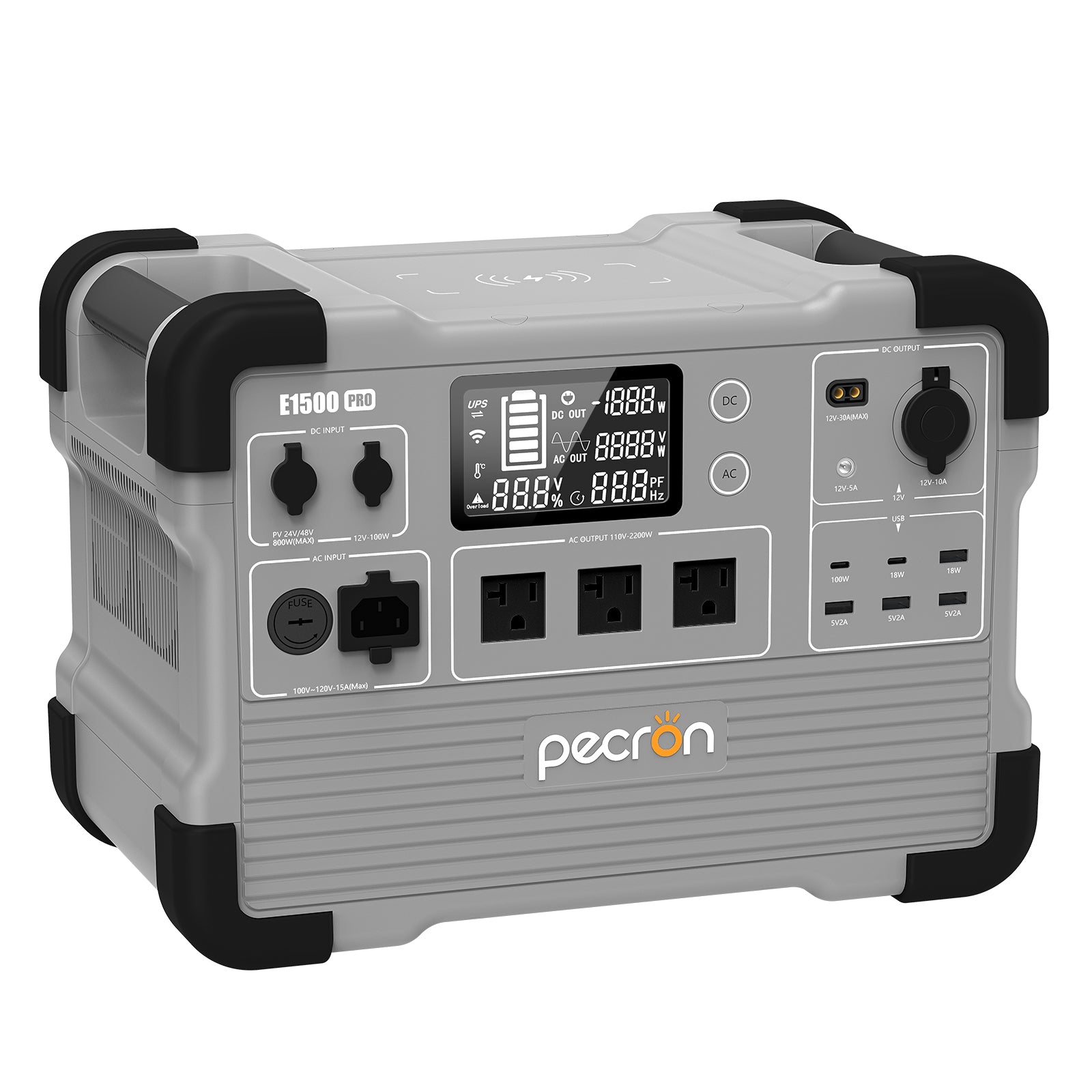 PECRON E2000LFP Expandable Portable Power Station 2000W 1920Wh